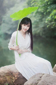 看花开花谢 唯美小清新美女